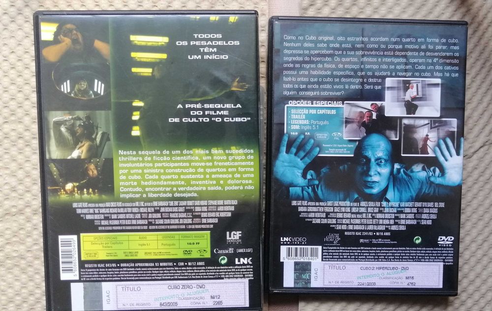 Cubo trilogia DVD