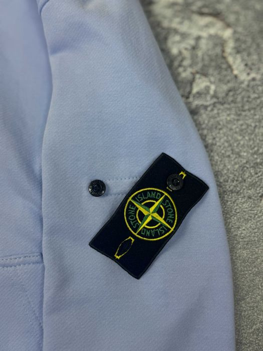 Зіп-худі Stone Island BLUE SKY зип худи Стон Айленд блакитний кофта