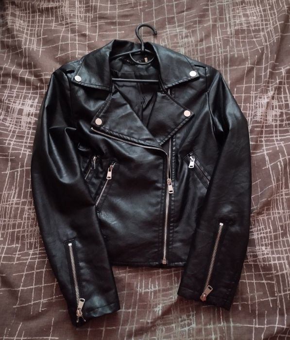 Жіноча шкіряна куртка, косуха