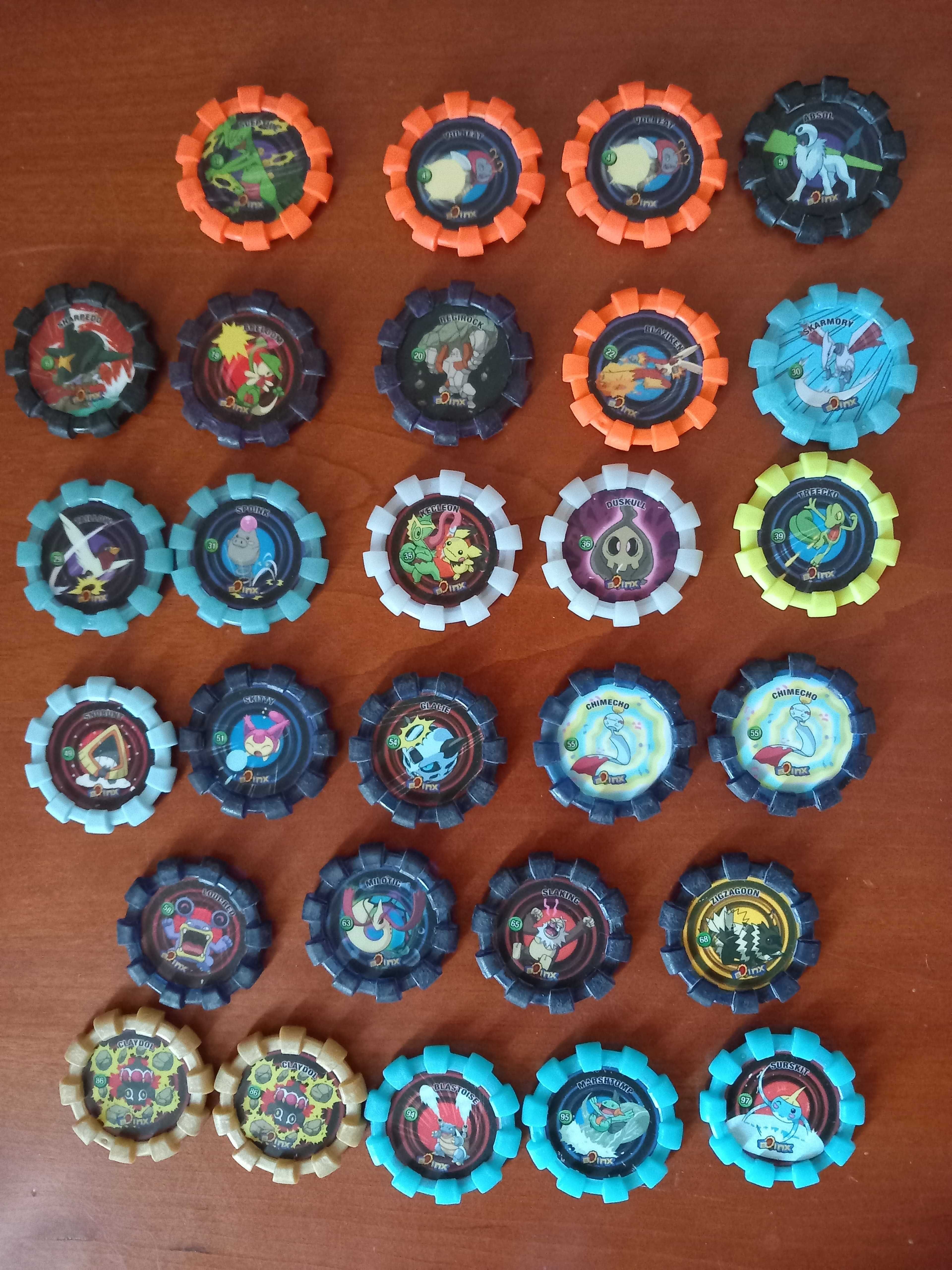 Pokémon Tazos- Tazos Attack 2, Tazos 3, Voa e Tazos League Amora