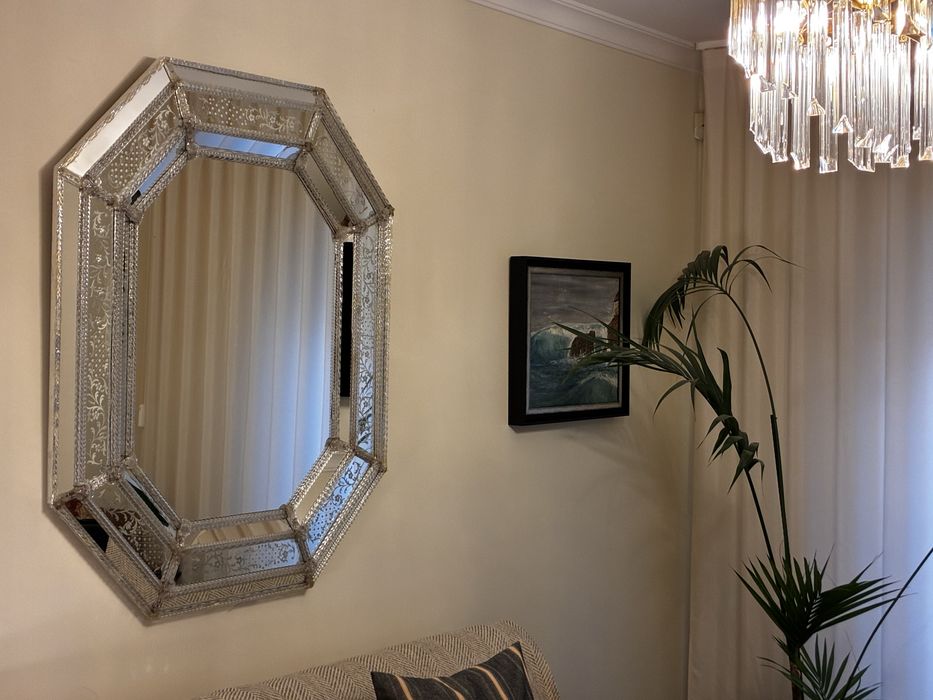 Magnifico Espelho Veneziano Octogonal 120x100
