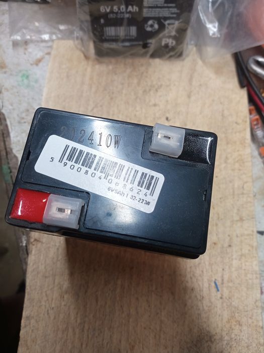 Akumulator żelowy bateria 6V 5Ah alarm UPS zabawka