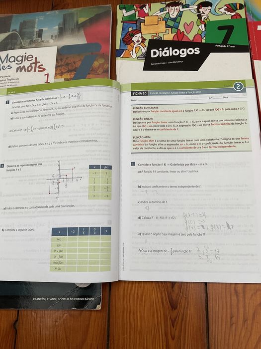 Lote de livros de atividades 7o ano