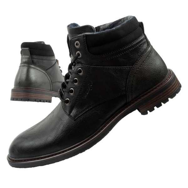 Wrangler George sztyblety trzewiki eleganckie modne czarne r. 41-46