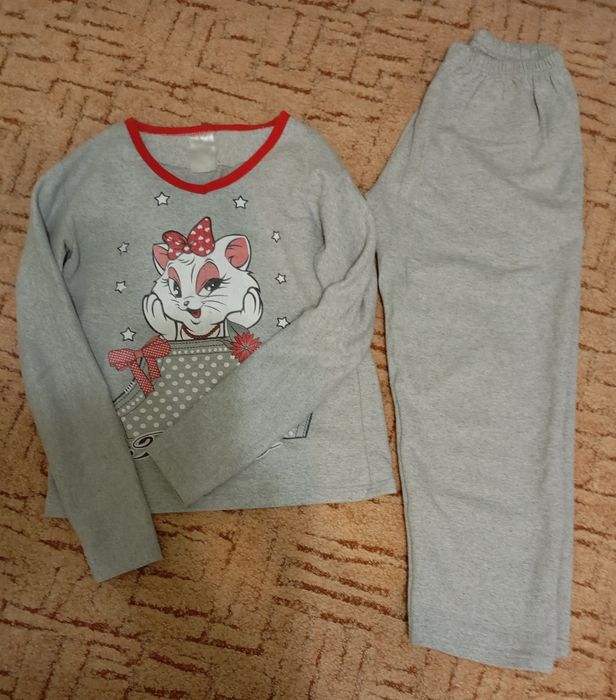 Домашній теплий костюм, комплект, тепла піжама