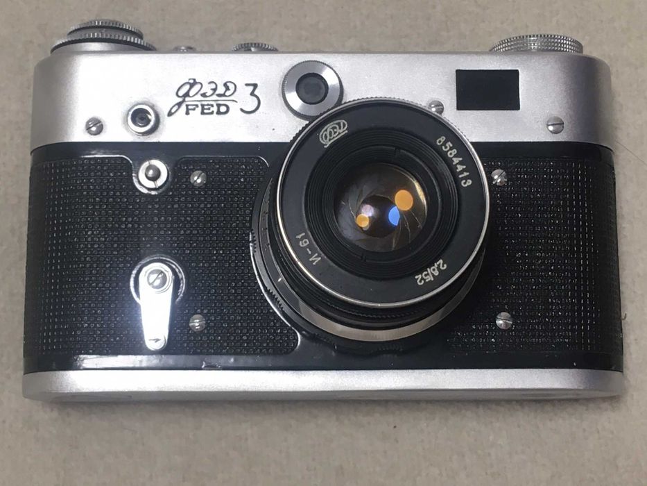 Stary aparat fotograficzny FED-3 PRL ZSRR zadbany