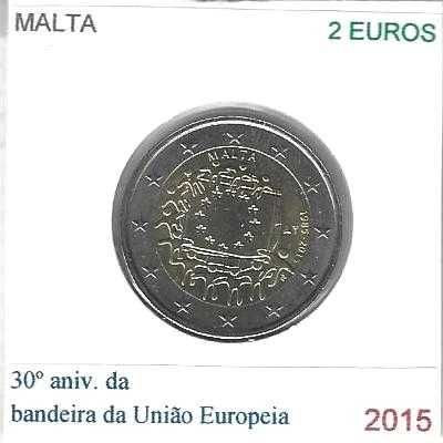 30 Anos da Bandeira da U. E. - 2015 - - Moedas Comemorativas de 2,00 €