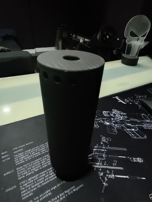 Silenciador 3d zenitco airsoft