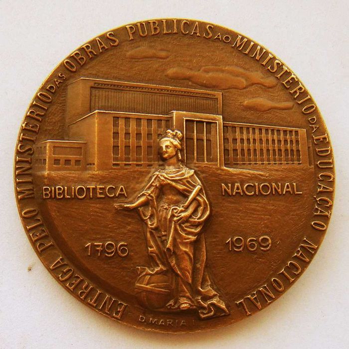 Medalha Bronze Biblioteca Nacional por REBOCHO