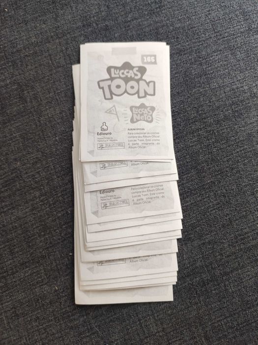 Cromos Lucas Toon do Lucas Neto