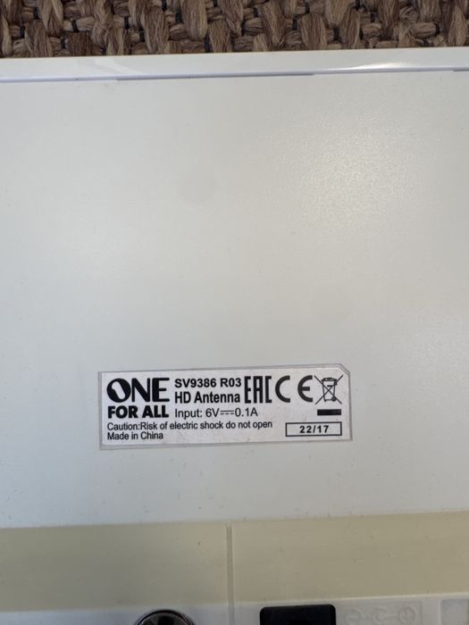 Antena pokojowa ONE FOR ALL SV 9386 DVBT/2