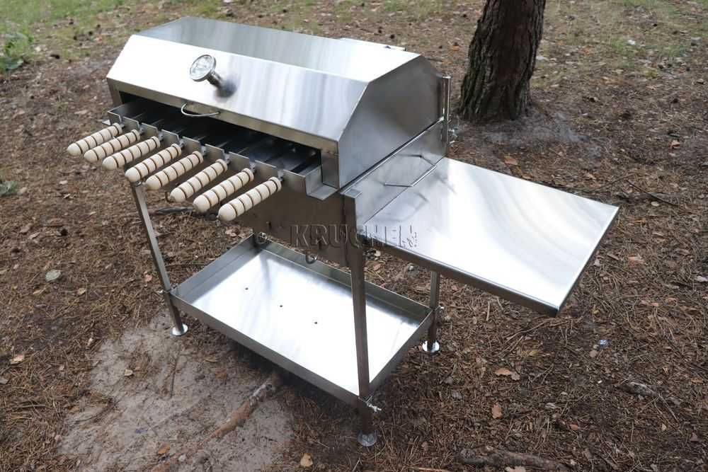 Мангальний комплект з електроприводом з Нерж - Мангал Кручень шампурів