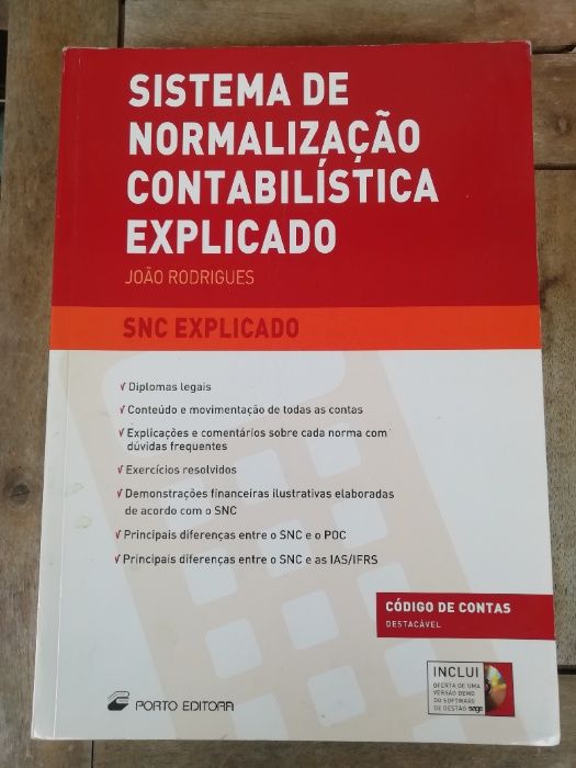 Livro Sistema Normalização Contabilistica Explicado (Como Novo)