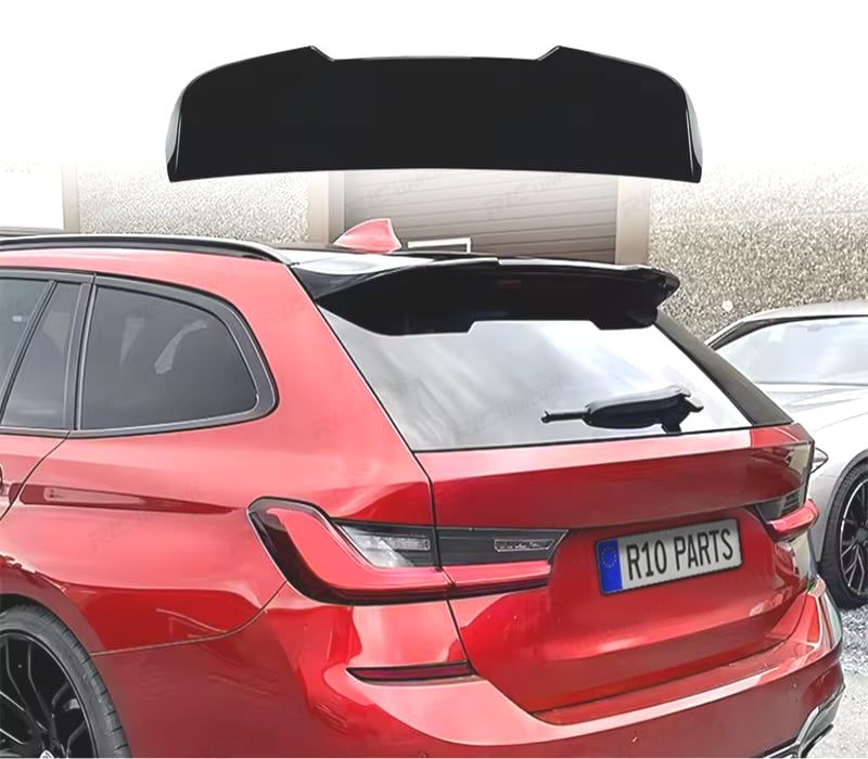 AILERON SPOILER TETO BMW G21 TOURING 19-22 LOOK M PRETO BRILHANTE