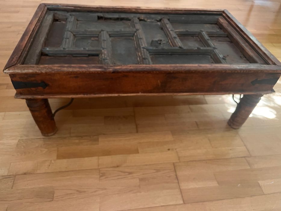 Mesa de centro rústica