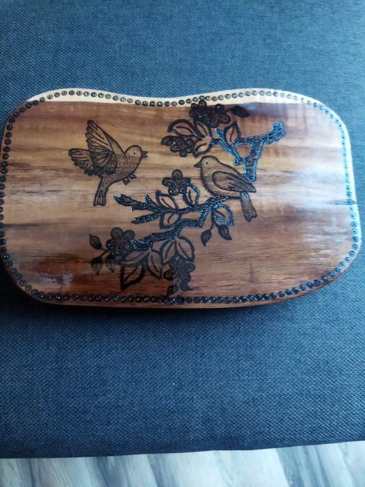 Rękodzieło wypalanka dekoracja