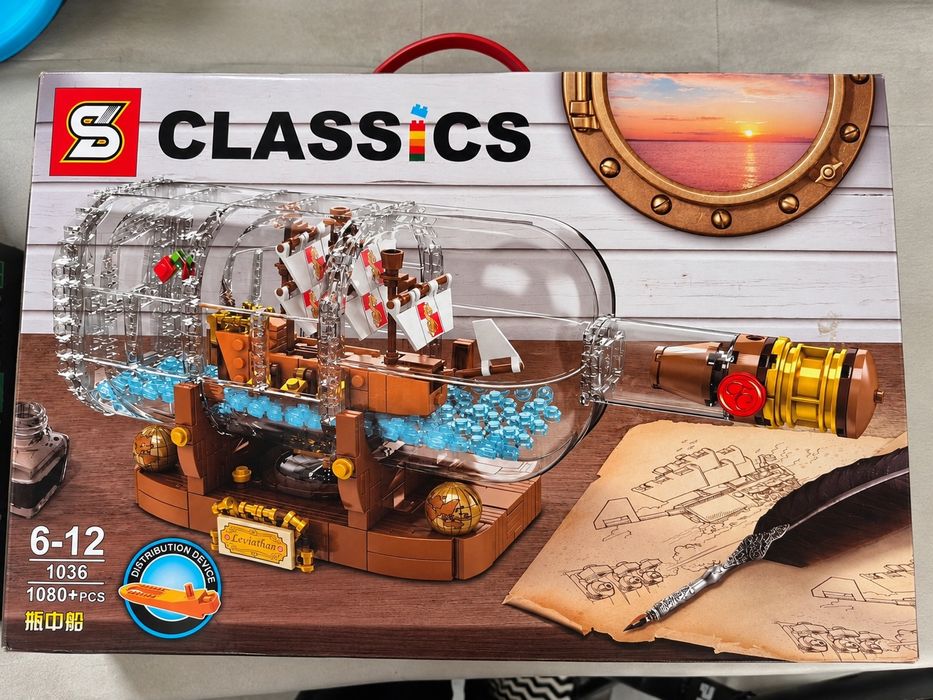Конструктор CLASSICS Ship in a Bottle 1080+ деталей — новий