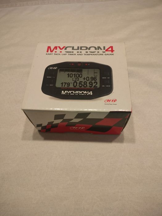 Mychron lap timer karting kart