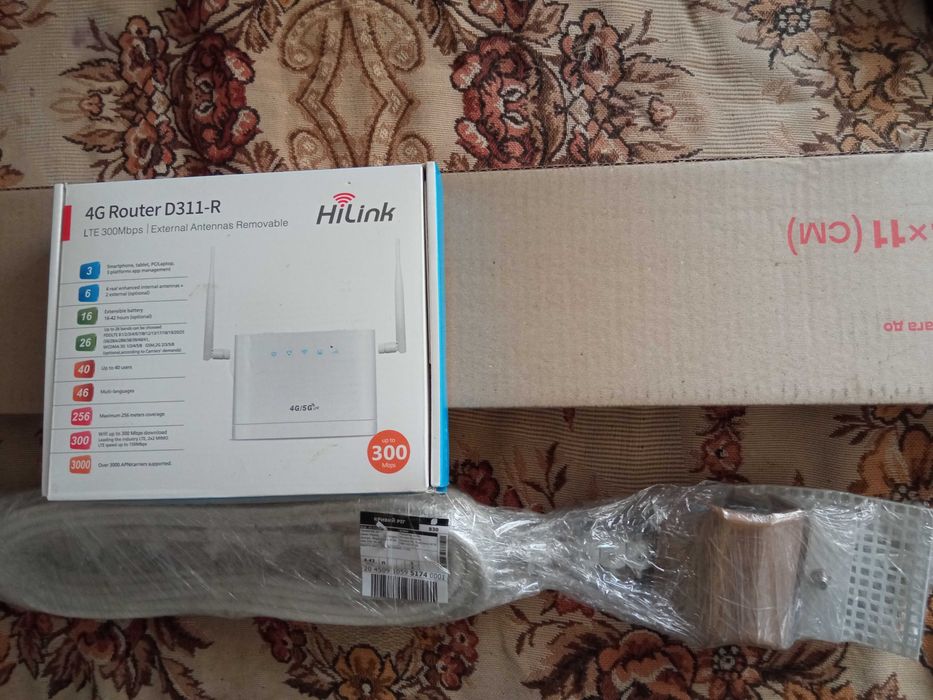 4G Wi-Fi комплект Роутер HiLink D311 + Антена 21 Дб