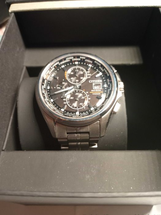 Citizen AT8130-56E H800 Eco-Drive Radio Controlled Titanium + pudełko