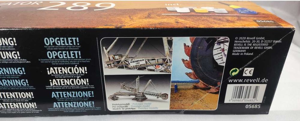 Imponujący model Revell Koparka wieloznaczyniowa 1:200-limitowana