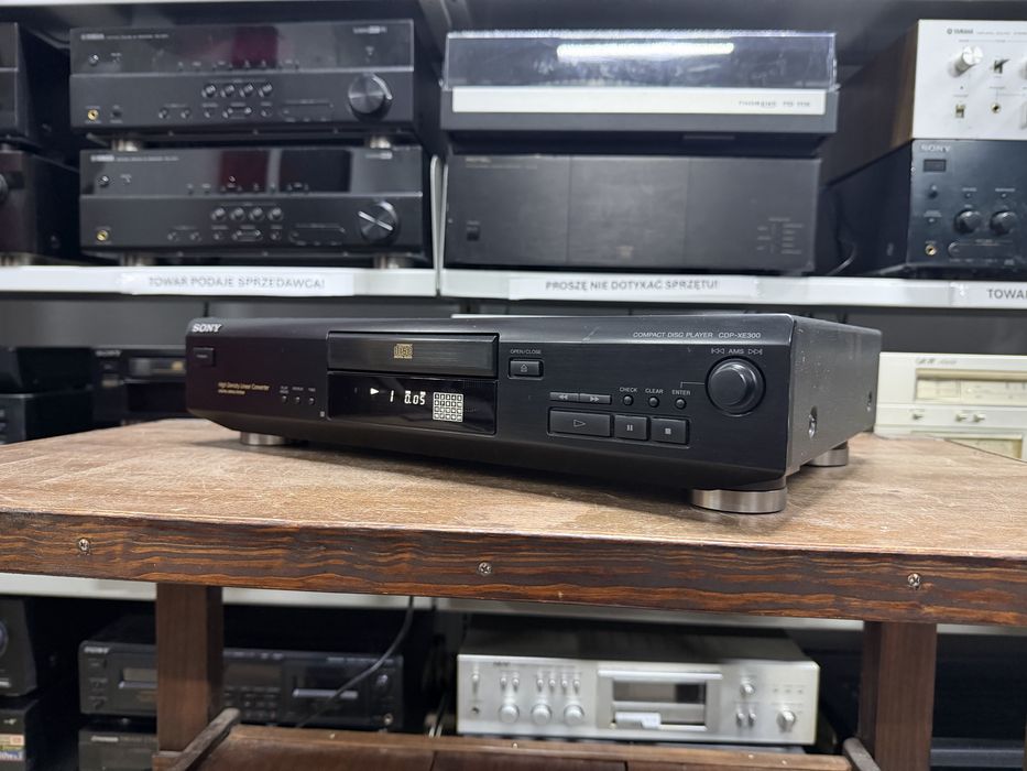 ‼️ Sony CDP-XE300 – Odtwarzacz CD Stereo Hi-Fi z 1-Bitowym Przetwornikiem DAC, Programowaniem Utworów i Funkcją Repeat | Audio Room
