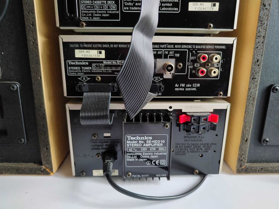 Wieża Technics SE-HD310 z kolumnami