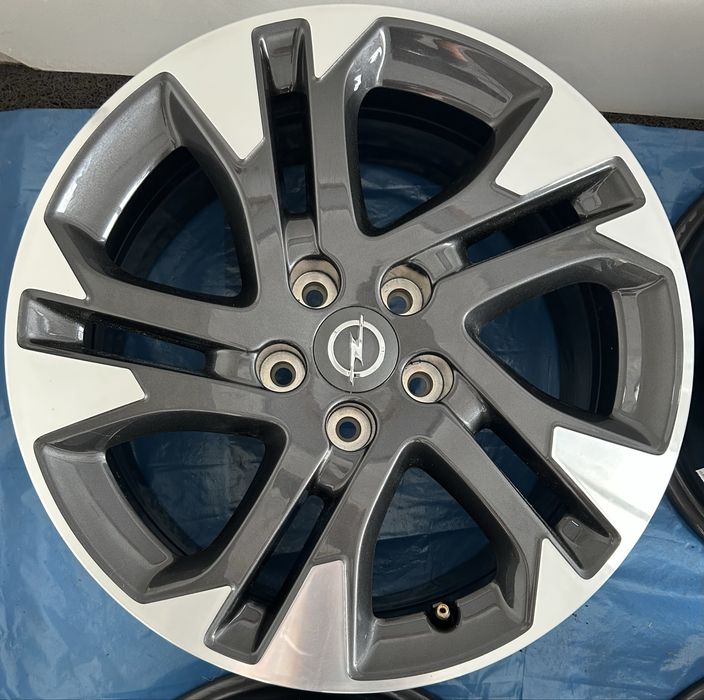 161 Felgi Aluminiowe Oryginał OPEL R 17 5x108 otwór 65 mm Bardzo Ładne
