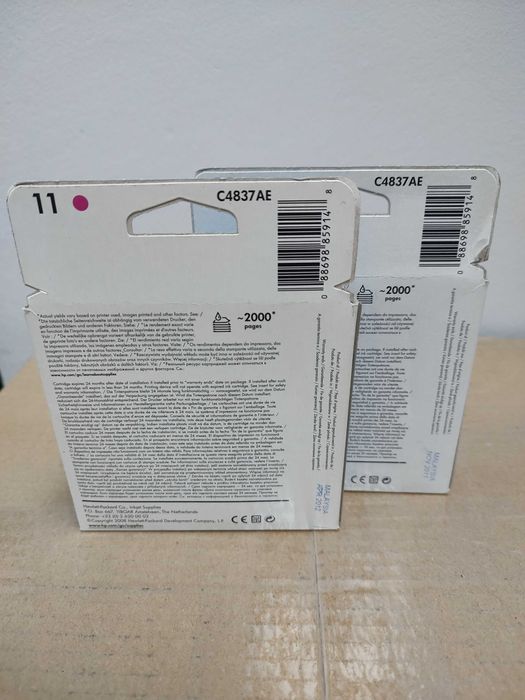 Tusz HP 11  C M Y  C4838AE C4836AE C4837AE oryginalnie zapakowane