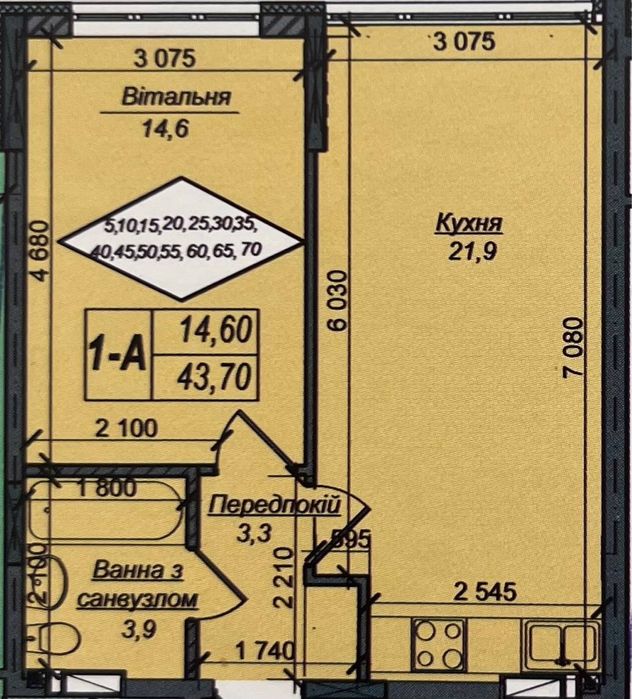 Продається квартира. ЖК Нові Теремки, метро Теремки