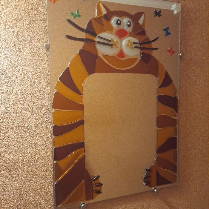 Дзеркало. Вітражне. В гарному стані.