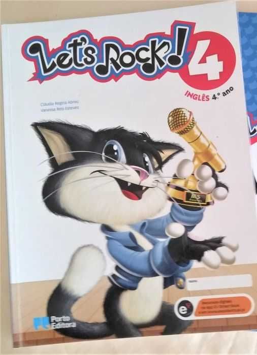 Manuais de inglês 4ºano lets rock e start
