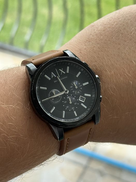 Zegarek meski Armani Exchange oryginal z pudelkiem czarny