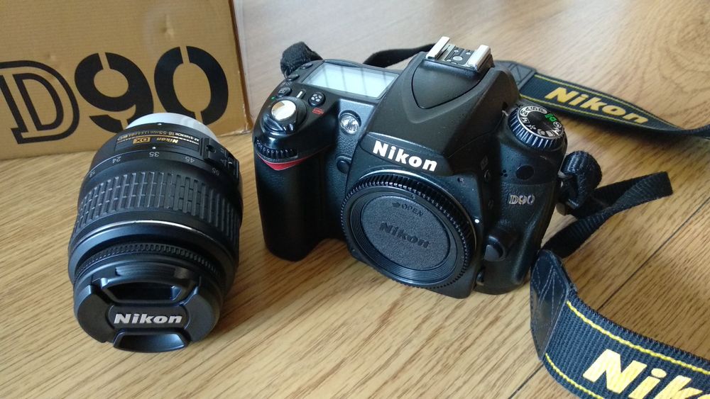 Câmera Nikon D90 com objectiva, como nova64550719131010122