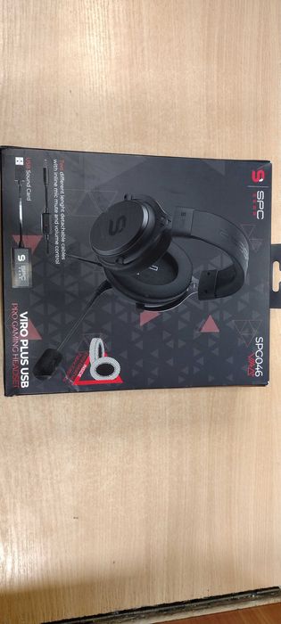 Słuchawki Gamingowe SPC Gear VIRO Plus USB SPG046 -Komis MADEJ Dębica