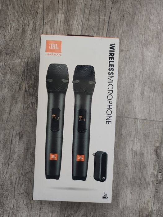 JBL Wireless Microphone – 2 bezprzewodowe mikrofony | NOWE | Karaoke / PartyBox