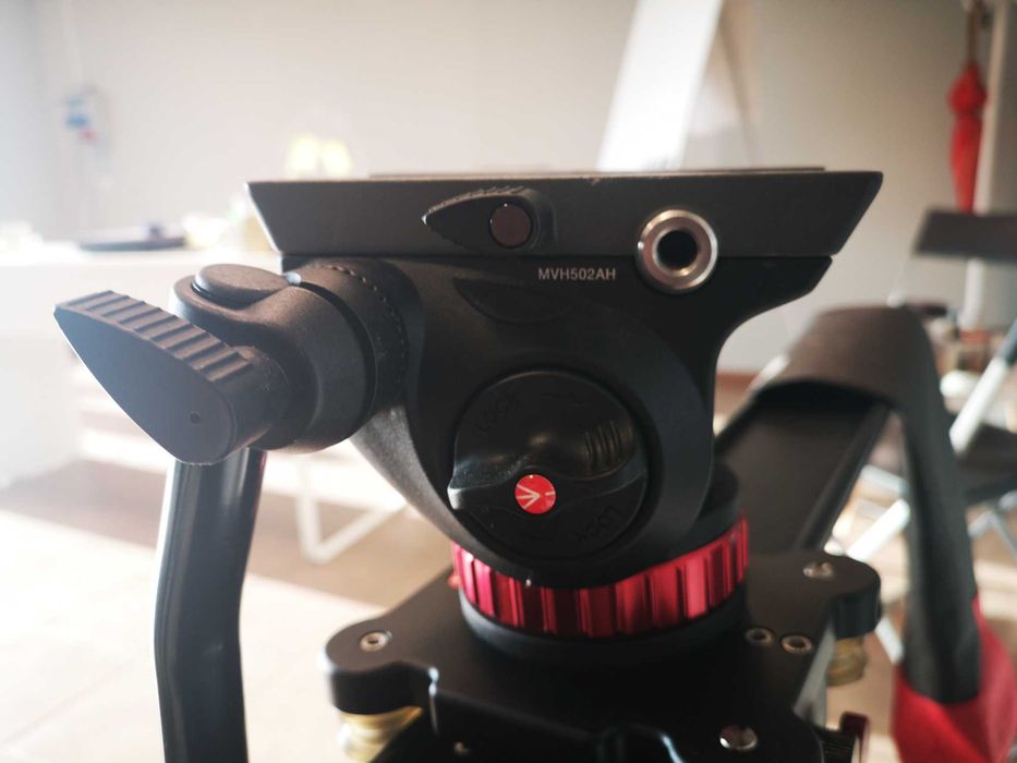 Zestaw Manfrotto Statyw, 2 x głowica oraz Slider
