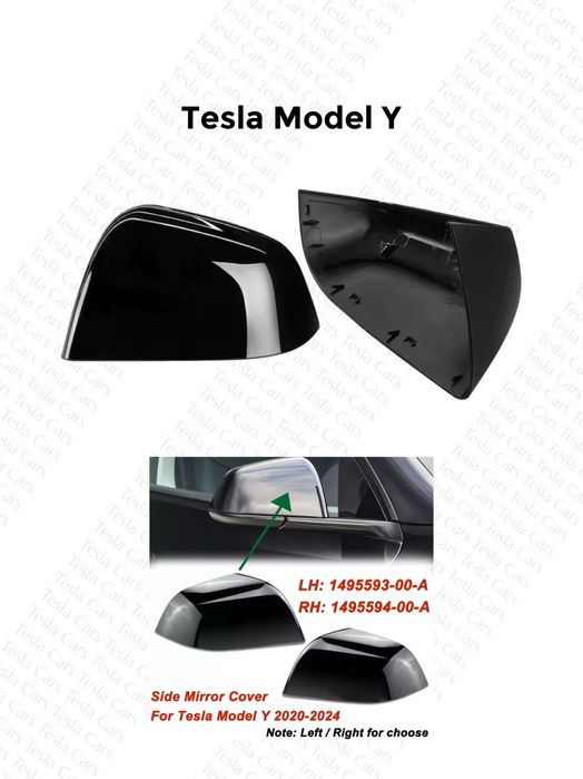 Накладка дзеркала верхня, корпус дзеркала, кутик (Трикутник) дзеркала Tesla Model 3/Y Juniper