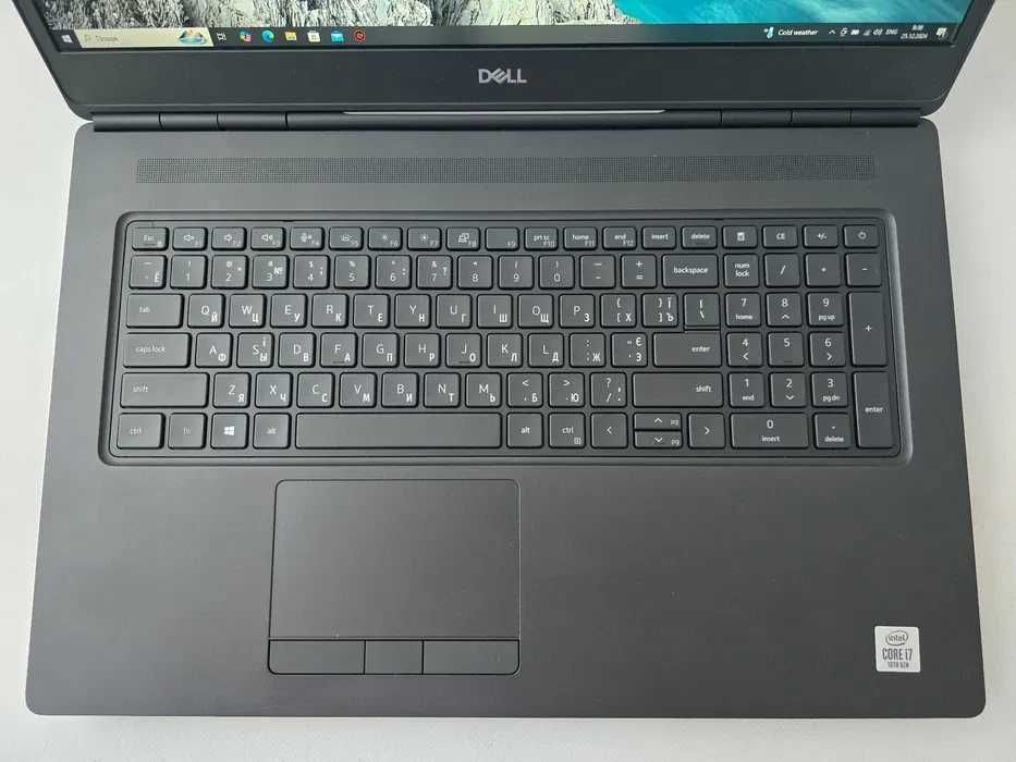 Dell 7750 I7 10850H/RTX 3000/RAM 12GB/SSD 512GB/WIN 11
