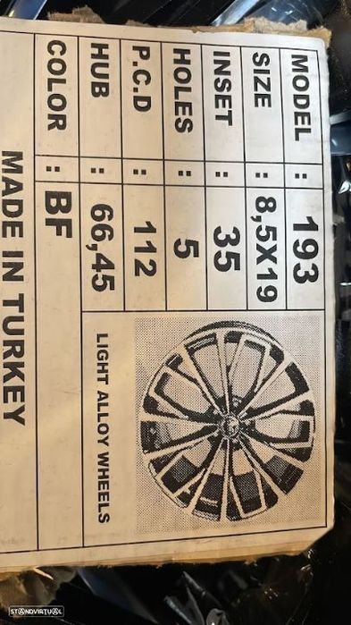 Jantes 19 audi 5x112