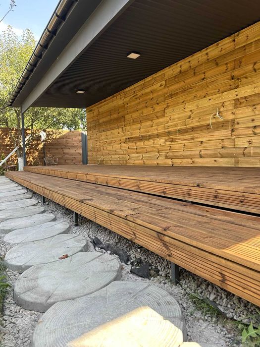 Терасна дошка | Вагонка | Блок хаус | Фальш брус | Термо дерево |