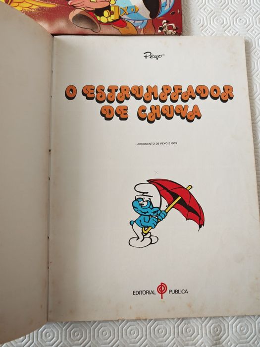Livros de Banda Desenhada Smurfs (2), Astérix e Outros