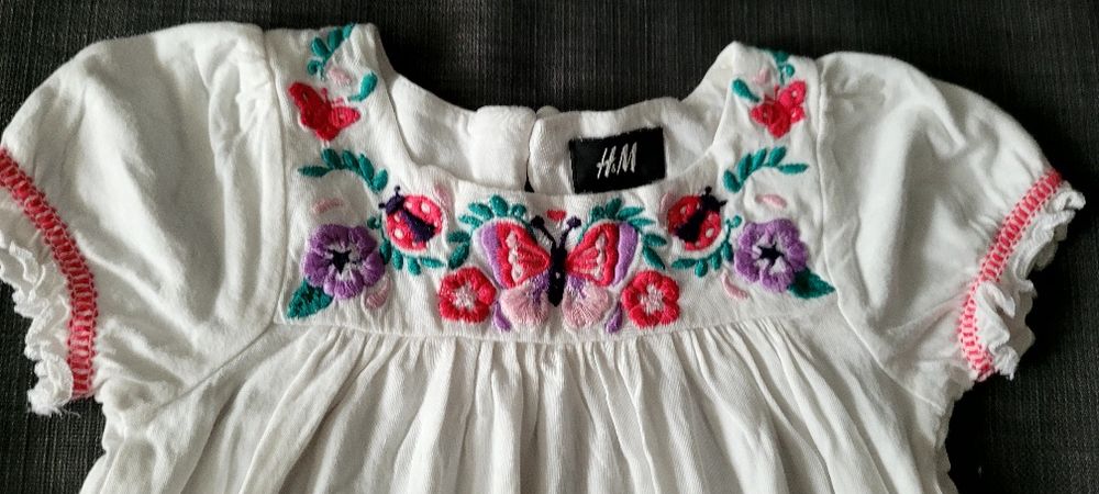 Koszulka w stylu boho h&m rozmiar 92
