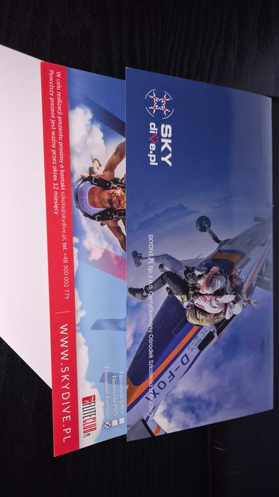 Skos spadochronowy skydive voucher