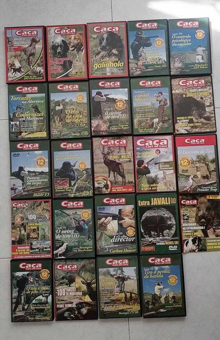 DVD's de caça (cães de caça) originais.