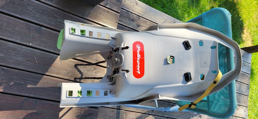 Sprzedam fotelik na rower zielony