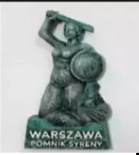 Magnes I Love Poland Warszawa. Pan Dragon. Nowy Produkt