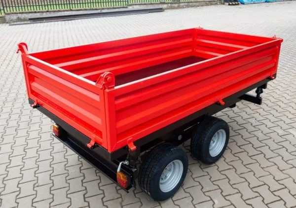 Przyczepa 2,5 t z kiprem na 3 strony Stal-met