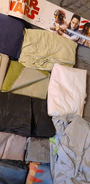 ZESTAW TEKSTYLIÓW art. domowe powystawowe używane uszkodzone s952