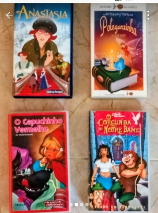 Filmes infantis VHS
